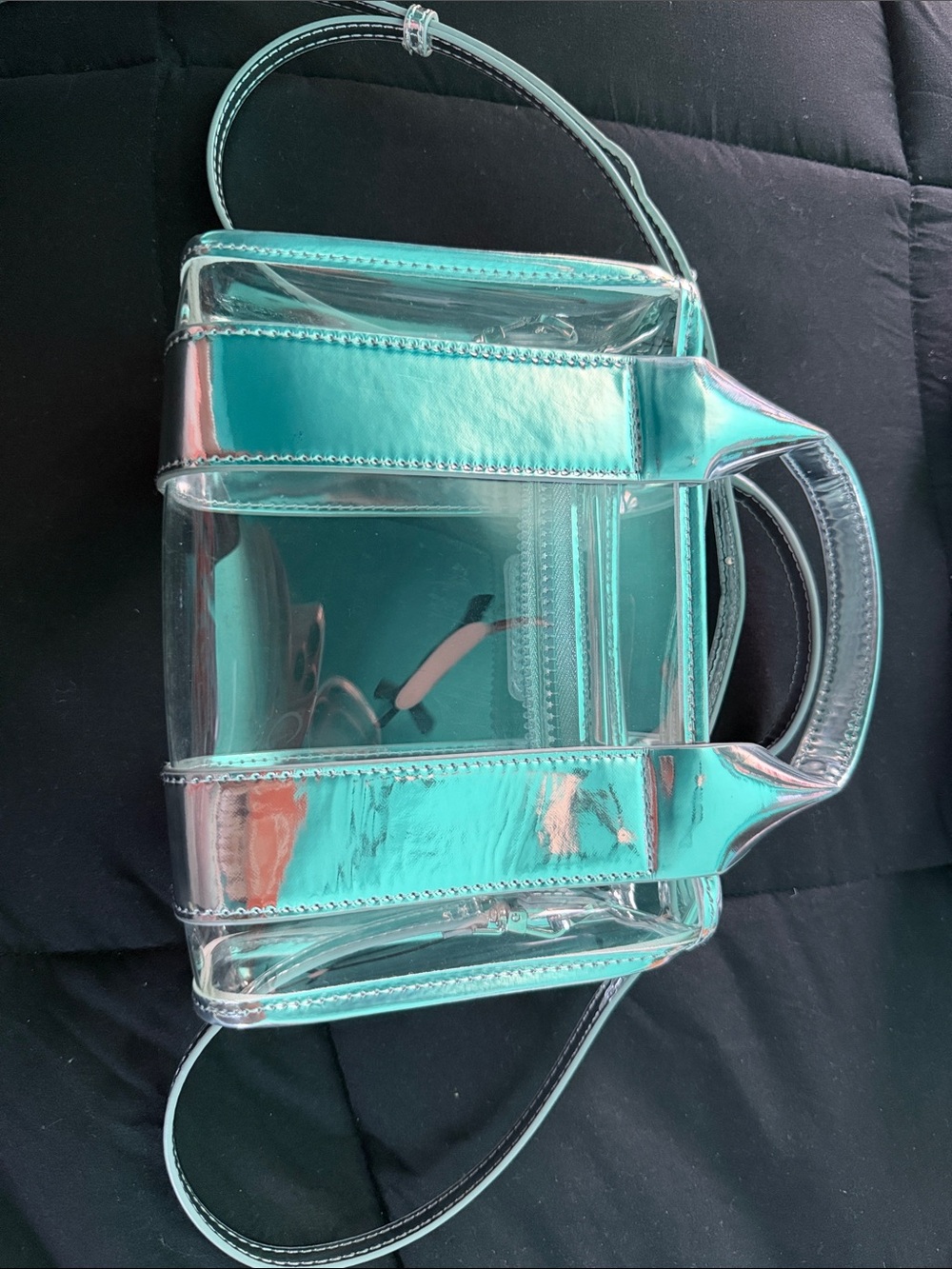 case-mate Clear Crossbody Tote with Metallic Trim - Picture 2 of 2